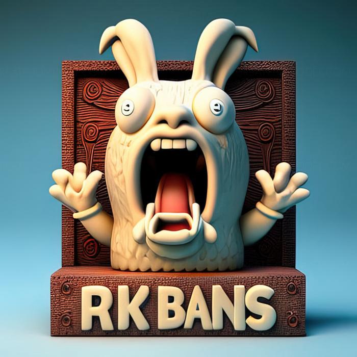 نموذج ثلاثي الأبعاد لآلة CNC ألعاب لعبة st Raving Rabbids Party Collection